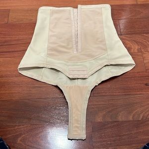 Bellefit Postpartum Dual-Closure Girdle; Birth Recovery, Beige, Medium